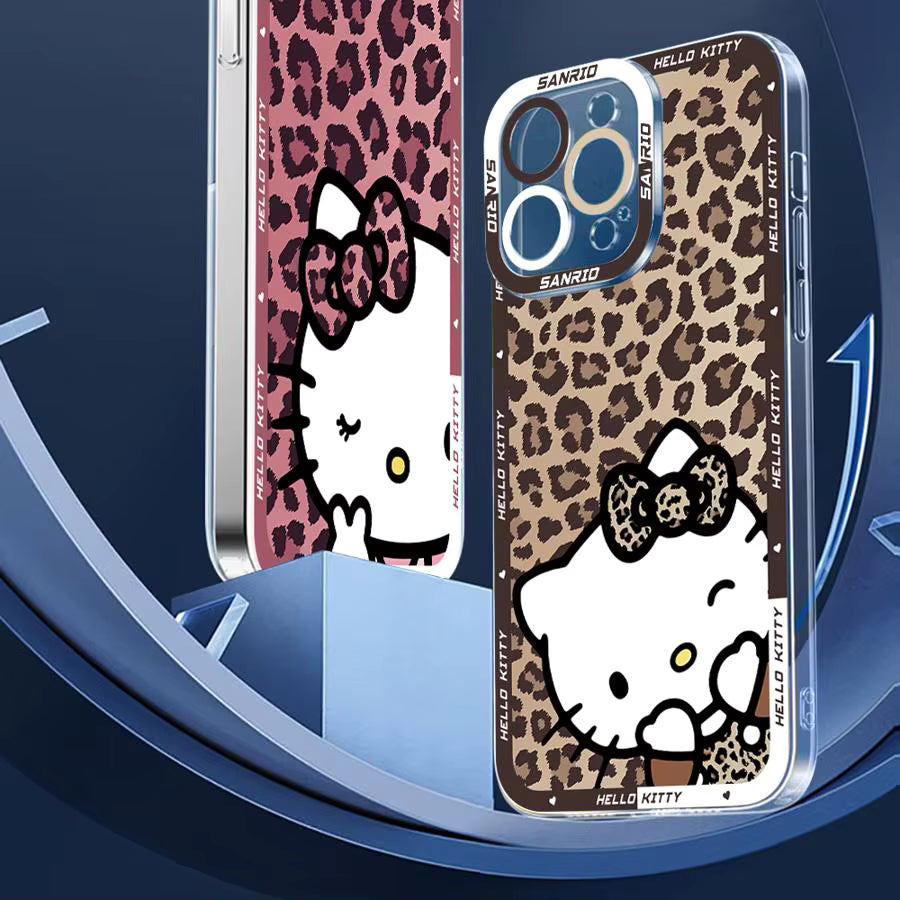 Hello Kitty Leoparden Handy Hülle für IPhone | KittyDream
