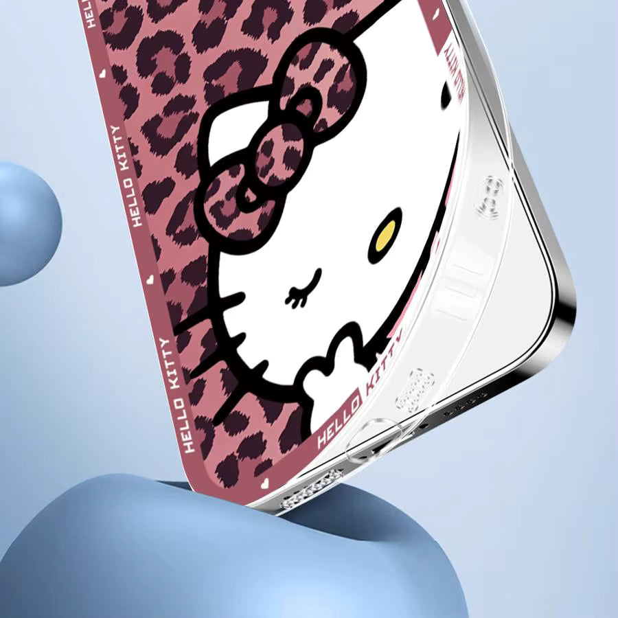 Hello Kitty Leoparden Handy Hülle für IPhone  | KittyDream